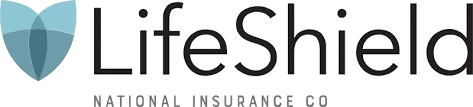 Logo of LifeShield, a health insurance company.